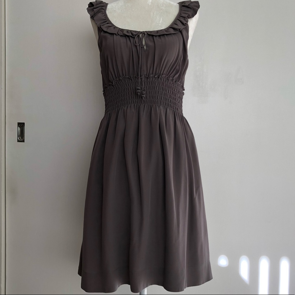 Anthropologie Floreat ruffle detail dress